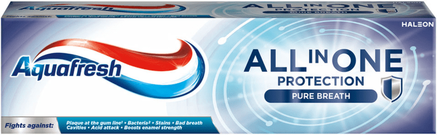 Зубна паста Aquafresh all in one Свіже дихання 75 мл (5054563201355)
