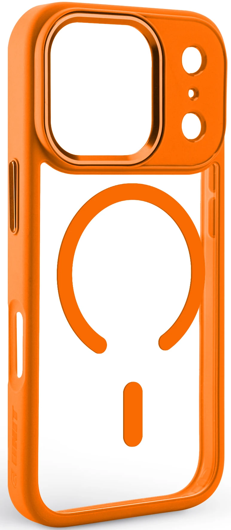 Чохол для смартфону Armorstandart Unit-C MagCase for Apple iPhone 17 Pro Orange + Black Button Set (ARM90588)