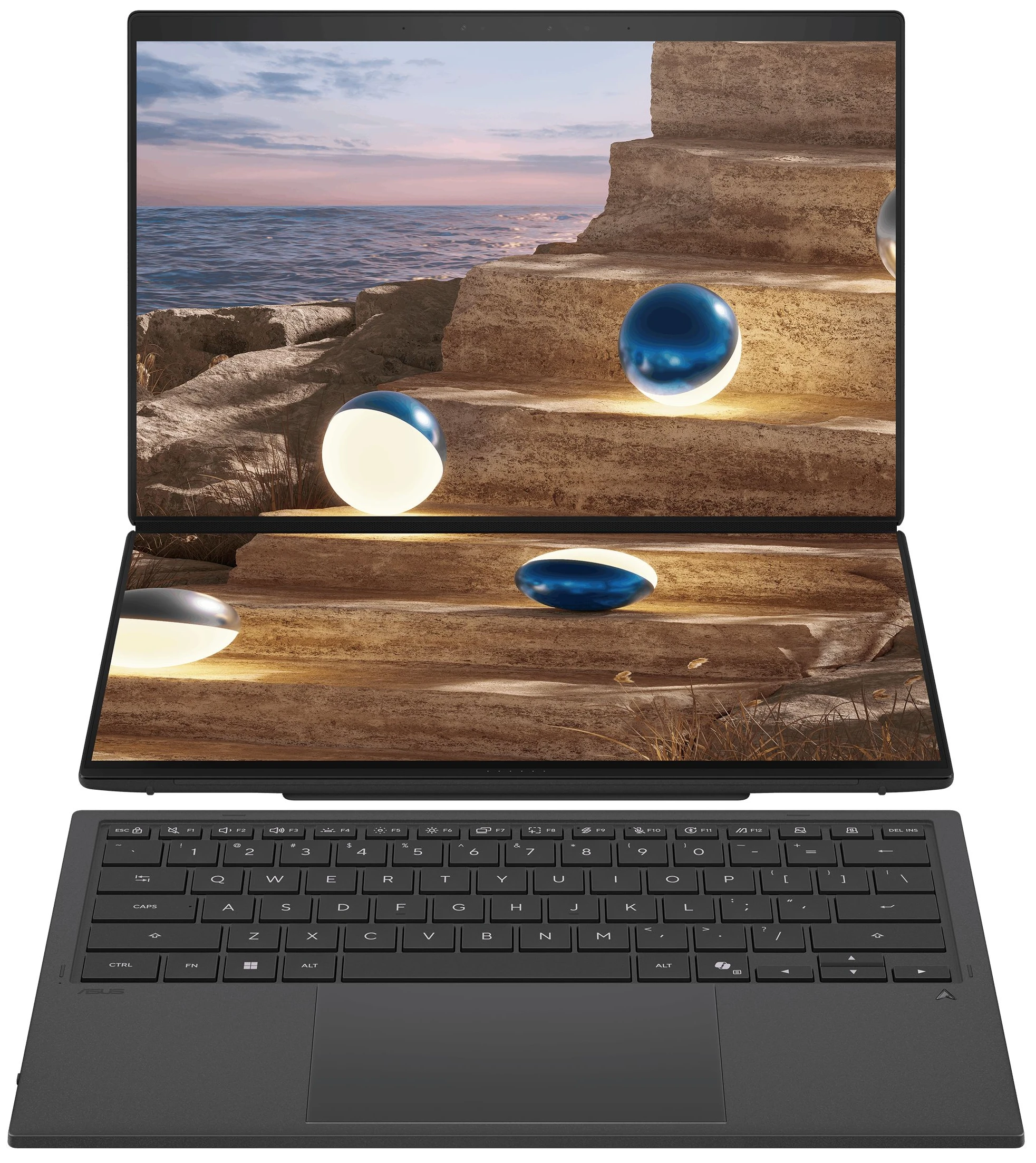Ноутбук Asus Zenbook Duo UX8407AA-SN604W Moher Gray