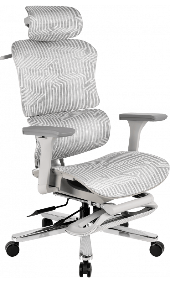 Кресло офисное GT Racer B-528 Gray/Light Gray