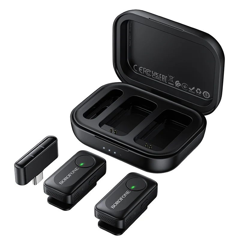 Мікрофонна система BOROFONE BFK17 Type-C Black (6941991127038)