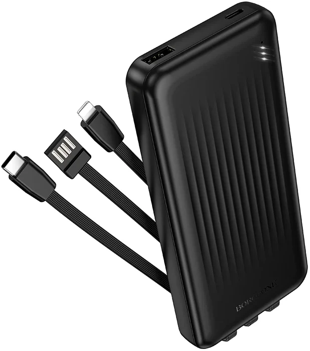Батарея мобільна BOROFONE BJ79 Clever 10000mAh Black (6941991121531)