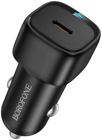 Автомобильное зарядное устройство BOROFONE BZ34A Cloud single port PD20W Black (6941991122316)