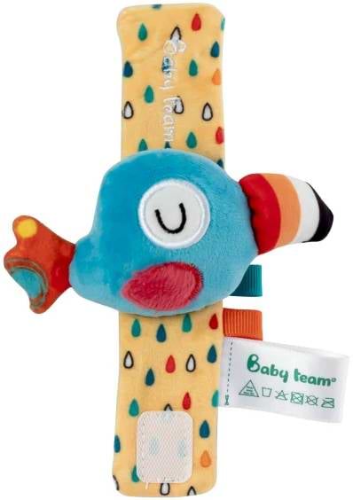 Брязкальце Baby Team браслет в асортименті (8509_тукан)
