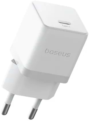 Сетевое зарядное устройство Baseus Palm Fast Charger 1C 30W EU Moon White (P10111605213-00)