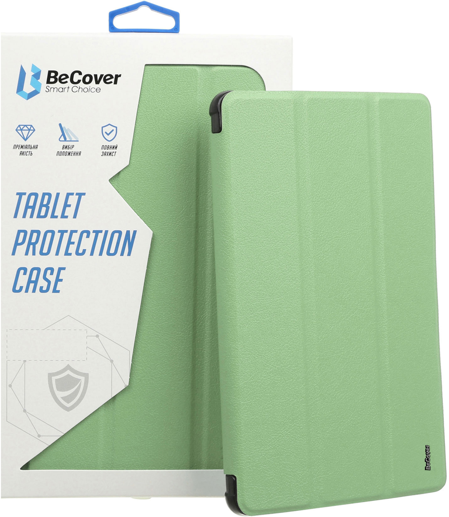 Чехол для планшета BeCover Soft Edge с креплением для стилуса for Samsung Galaxy Tab A9 SM-X115 8.7" Green (710777)