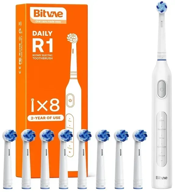 Зубна щітка електрична Bitvae R1 White