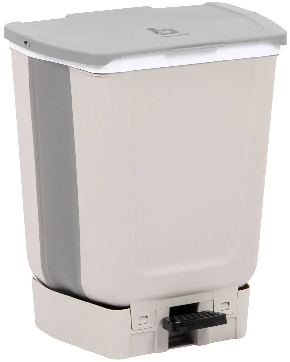 Бак для сміття з педаллю Bo-camp Waste Bin Foldable 15L White/Grey (5329979)