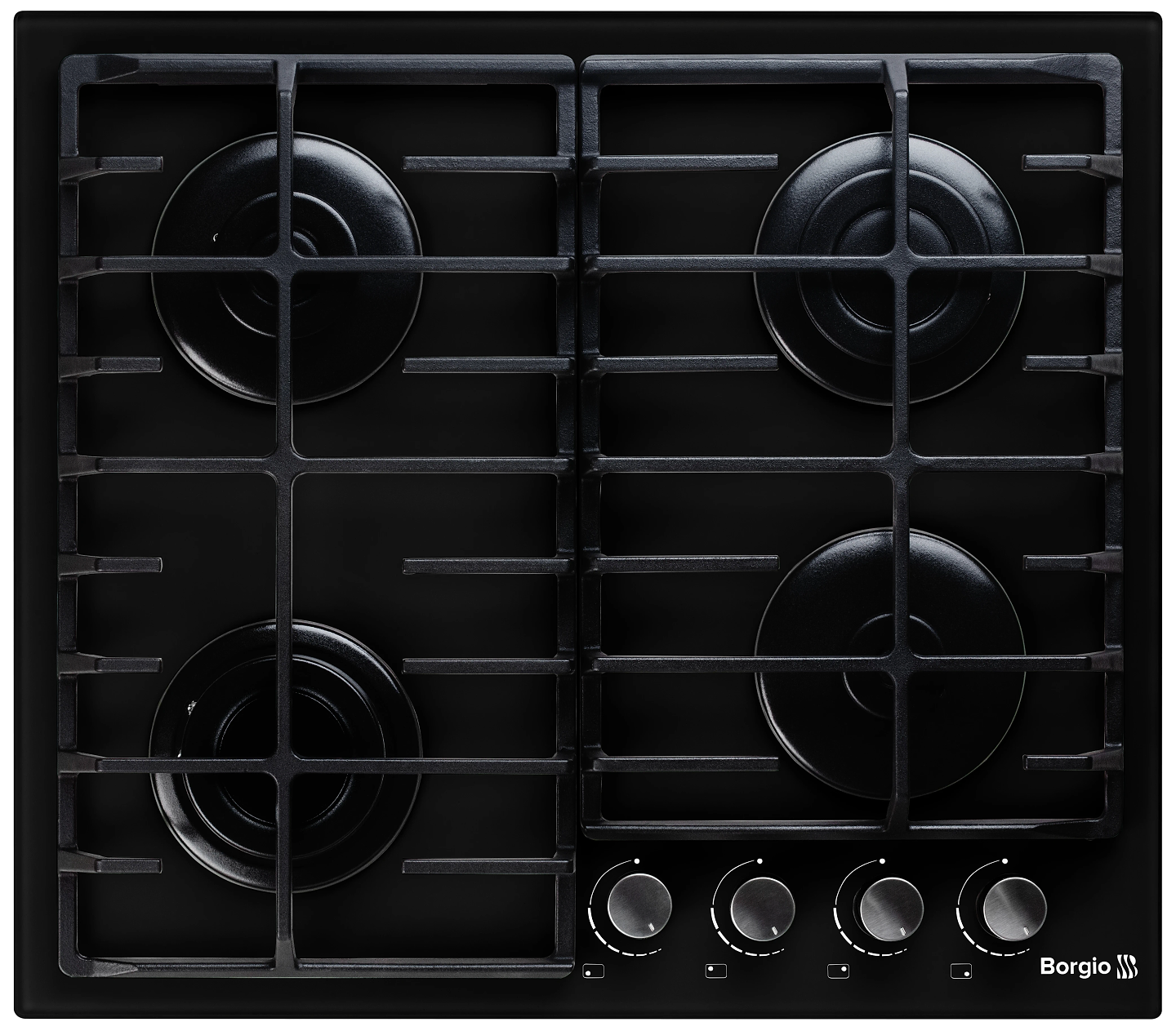 Варочная панель газовая Borgio BS 6190-17 Black Glass