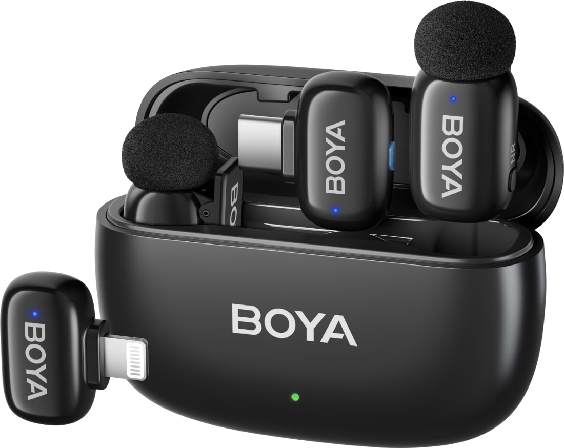 Мікрофон для смартфона Boya mini 2-01 Type-C/Lightning Black (mini 2-01)