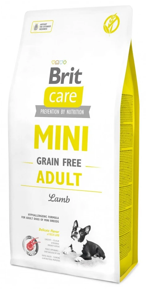 Сухий корм для собак Brit Care GF д/собак малих порід з ягням 7 кг (8595602520121)