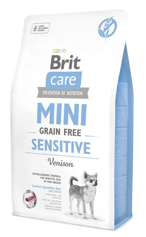 Сухий корм для собак Brit Care GF д/собак малих порід з чутливим травленням 2 кг (8595602520169)