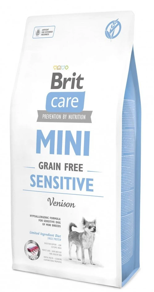 Сухий корм для собак Brit Care GF д/собак малих порід з чутливим травленням 7 кг (8595602520183)