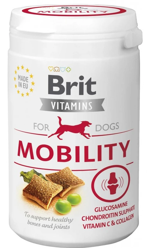 Вітаміни для собак Brit Vitamins Mobility з лососем 150 г (8595602562480)