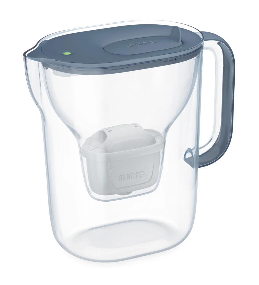 Фільтр-глечик Brita Style Essential XL Mxpro сіро-блакитний + 3 картриджа