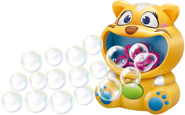 Генератор мильних бульбашок Bubble Fun на батарейках Кіт (DHOBB10609)