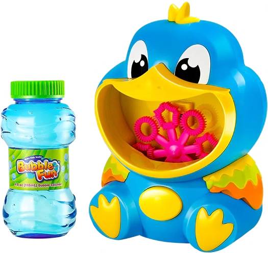 Генератор мильних бульбашок Bubble Fun на батарейках Папуга (DHOBB10638)