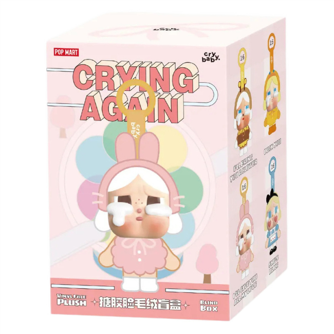 Колекційна м'яка іграшка Pop Mart Crybaby Crying Again (CBCAP-01)