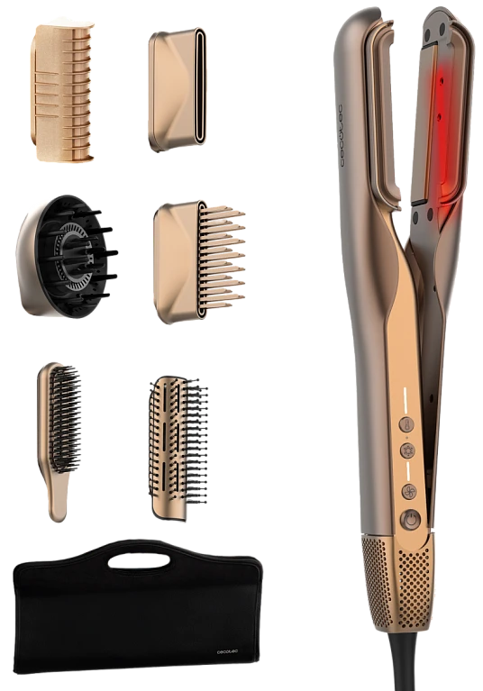 Выпрямитель волос Cecotec AirLisse 6in1 iTwerk Champagne (A01_EU01_122191)