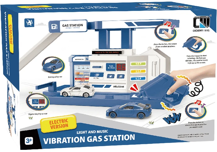 Ігровий набір CHENGMEI TOYS автозаправочна станція з машинкою (CM559-22L)