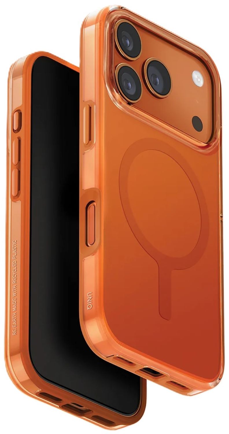 Чехол для смартфона Uniq Clario for iPhone 17 Pro Magclick Charging Orange UNIQ- IP6.3P(2025) (CLARMVORG)