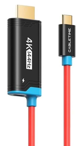Кабель Cabletime USB-C - HDMI PD100W 2 м (CC26L)