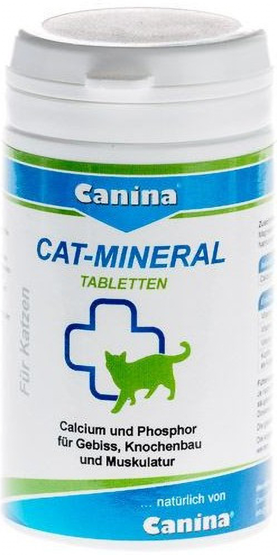 Витаминно-минеральный комплекс для кошек Canina поливитамины Cat-Mineral Tabs75 г/150 табл. (4027565220922)
