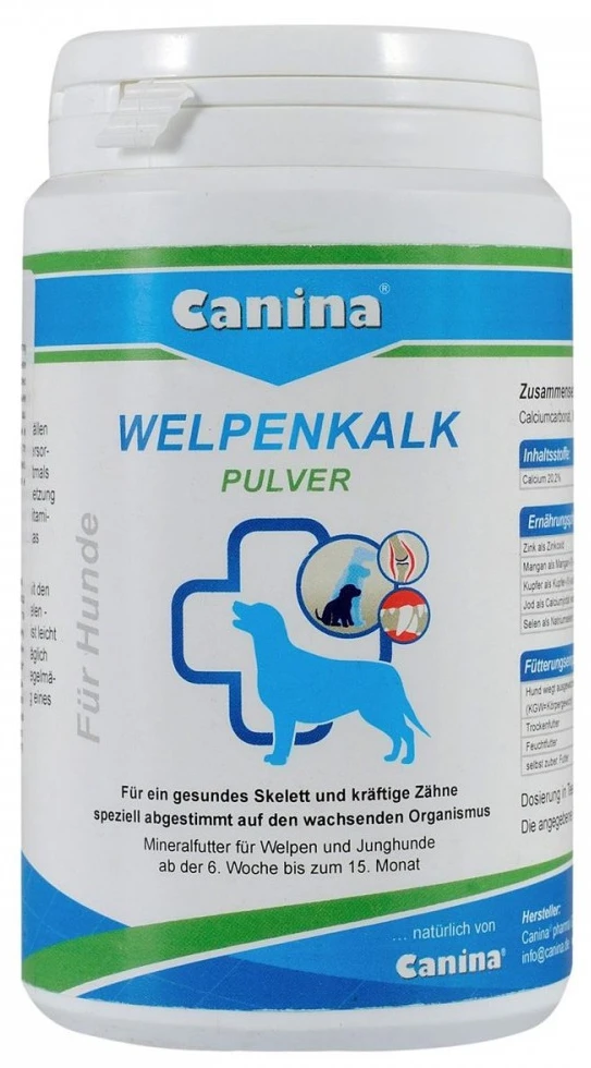 Витаминно-минеральный комплекс для собак Canina Welpenkalk для щенков и молодых порошок 300 г (4027565120703)