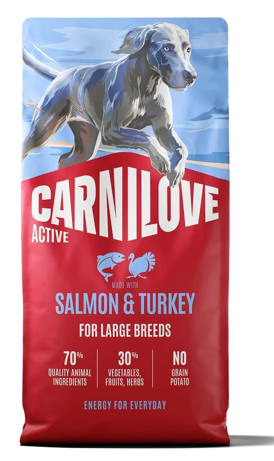 Сухий корм для собак Carnilove Active Salmon & Turkey Large Breed 12 кг (8595602581337)