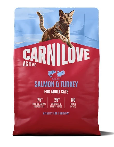 Сухий корм для котів Carnilove Active Salmon & Turkey лосось та індичка 2 кг (8595602581603)