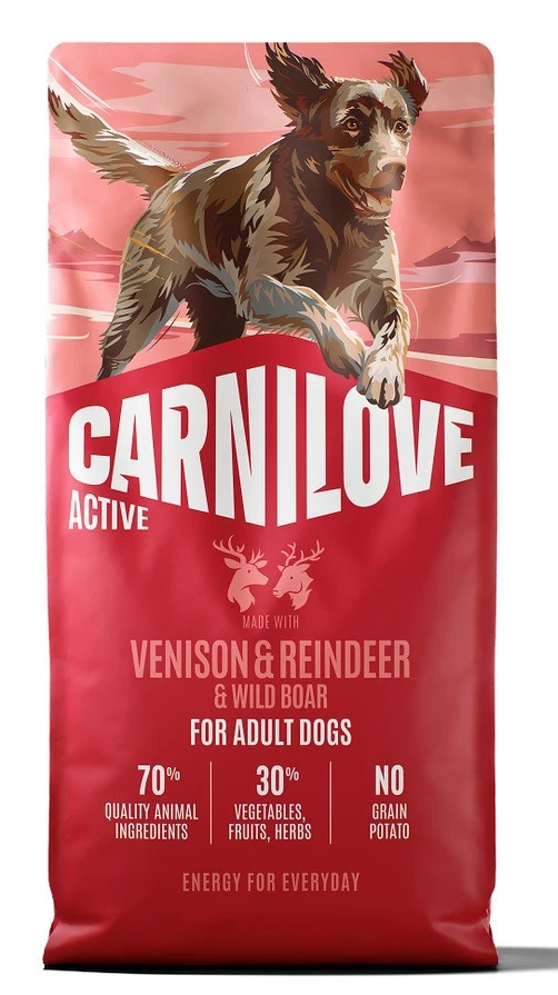 Сухий корм для собак Carnilove Active Venison & Reindeer & Wild Boar Active Adults 12 кг (8595602581214)
