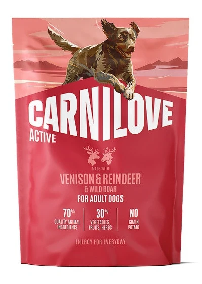 Сухий корм для собак Carnilove Active Venison & Reindeer & Wild Boar Active Adults 1,5 кг (8595602581184)