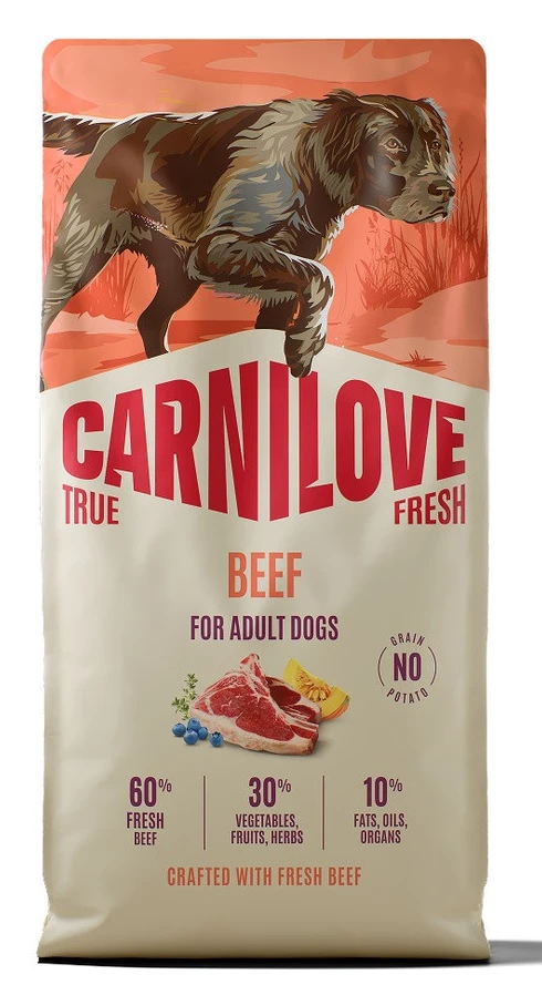 Сухий корм для собак Carnilove True Fresh Beef 12 кг (8595602581801)