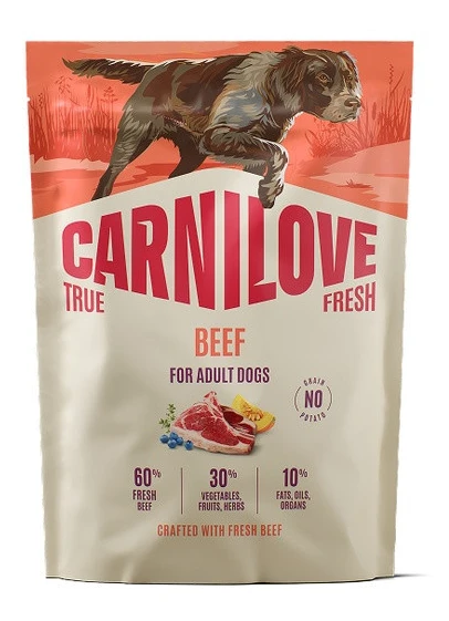 Сухий корм для собак Carnilove True Fresh Beef 1,5 кг (8595602581771)