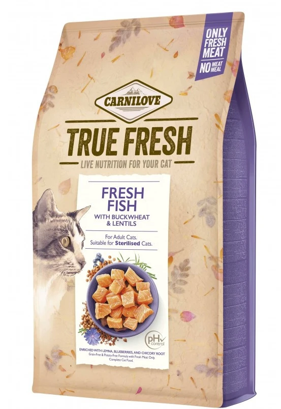 Сухий корм для котів Carnilove True Fresh Cat Fresh Fish для дорослих з рибою 340 г (8595602561414)
