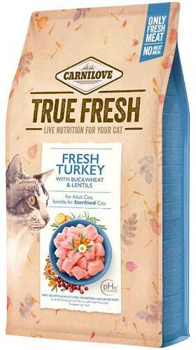 Сухий корм для котів Carnilove True Fresh Cat Fresh Turkey для дорослих з індичкою 1,8 кг (8595602561452)