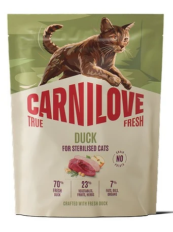 Сухий корм для котів Carnilove True Fresh Duck Sterilised для стерилізованих качка 400 г (8595602582334)