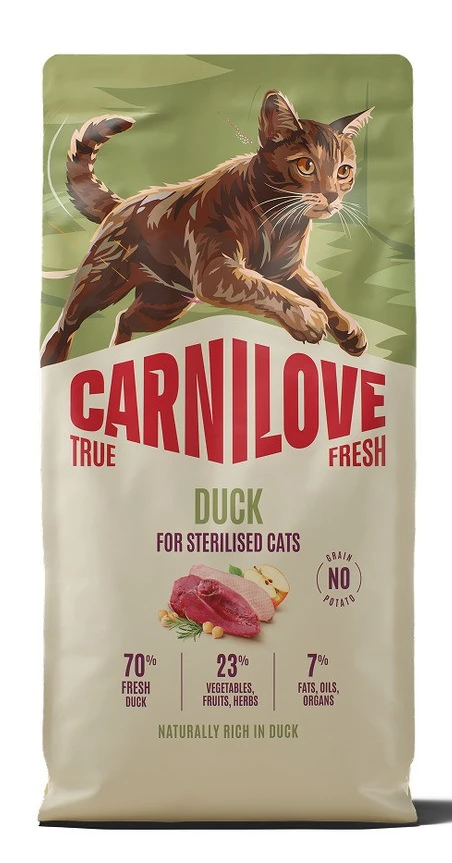 Сухий корм для котів Carnilove True Fresh Duck Sterilised для стерилізованих качка 6 кг (8595602582372)