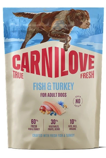 Сухой корм для собак Carnilove True Fresh Fish &amp; Turkey рыба и индейка 1.5 кг (8595602582051)