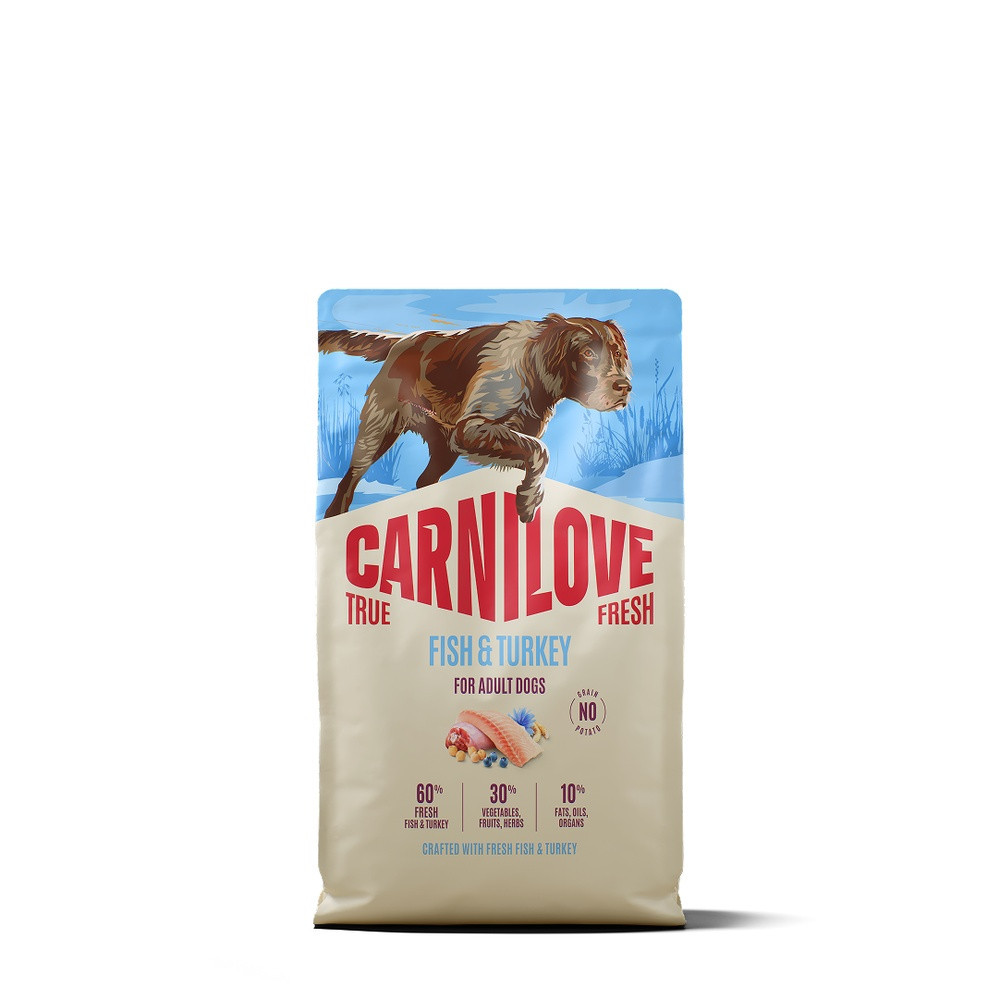 Сухой корм для собак Carnilove True Fresh Fish &amp; Turkey рыба и индейка 4 кг (8595602582075)