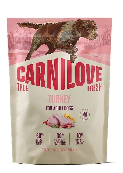 Сухий корм для собак Carnilove True Fresh Turkey 1,5 кг (8595602581818)