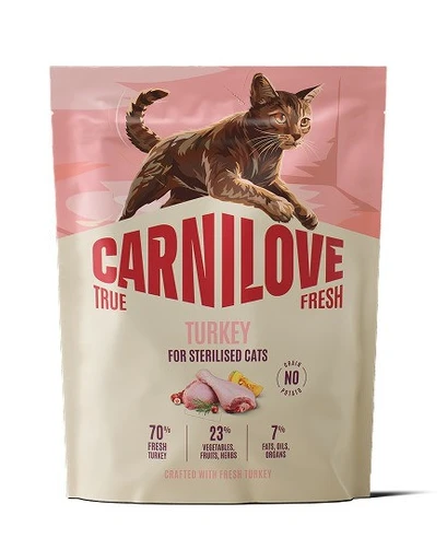 Сухий корм для котів Carnilove True Fresh Turkey Sterilised для стерилізованих індичка 400 г (8595602582099)
