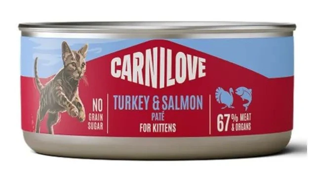 Паштет для котів Carnilove Turkey&Salmon індичка і лосось 100г (8595602582877)