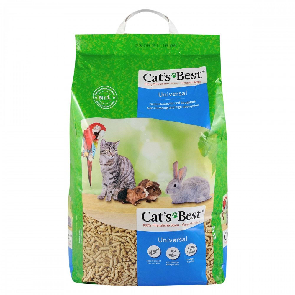 Наповнювач деревний Cat’s Best Universal 20 л / 11 кг (4002973000847)