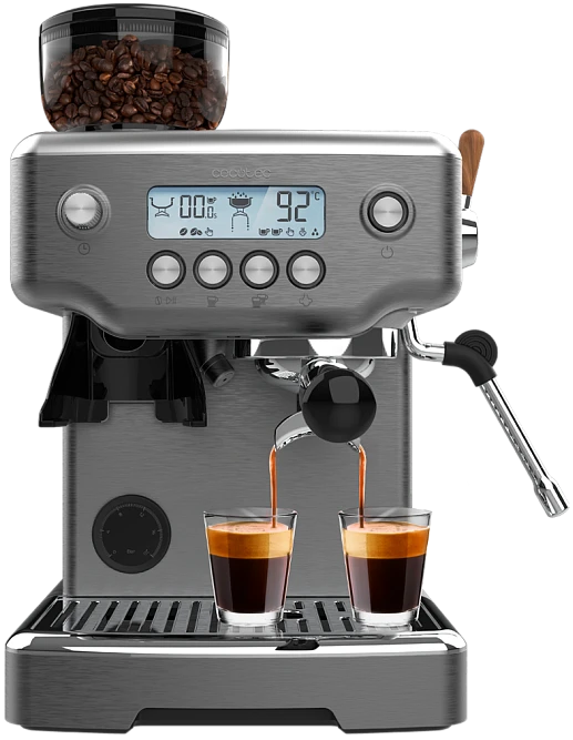 Кавоварка ріжкова Cecotec Power Espresso 20 Barista Barista Steel & Grind (A01_EU01_117505)