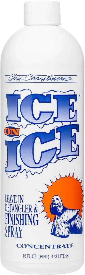 Кондиционер для кошек и собак Chris Christensen Ice On Ice Concentrate для распутывания колтунов 473 мл (851163000525)