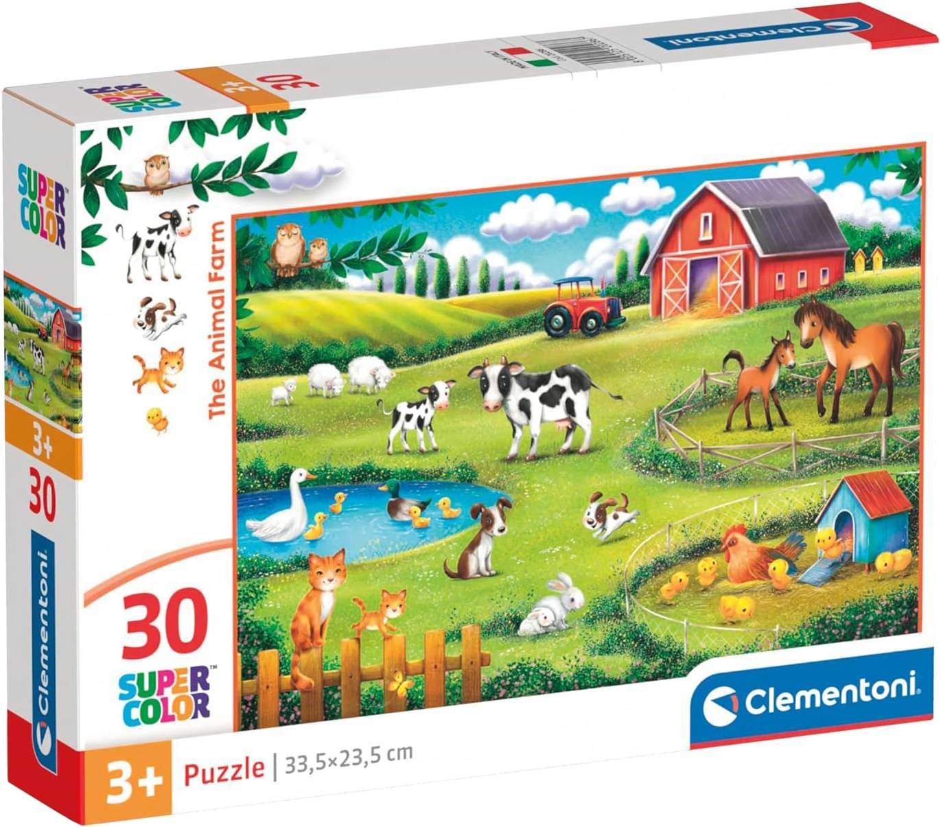 Пазли (3-4 роки) Clementoni 30 ел. Ферма (20286)