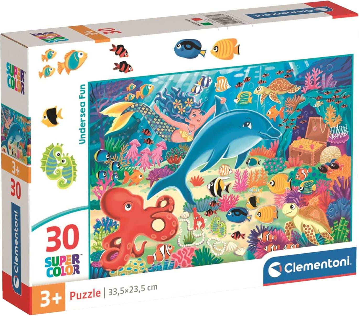 Пазли (3-4 роки) Clementoni 30 ел. Підводні розваги (20837)