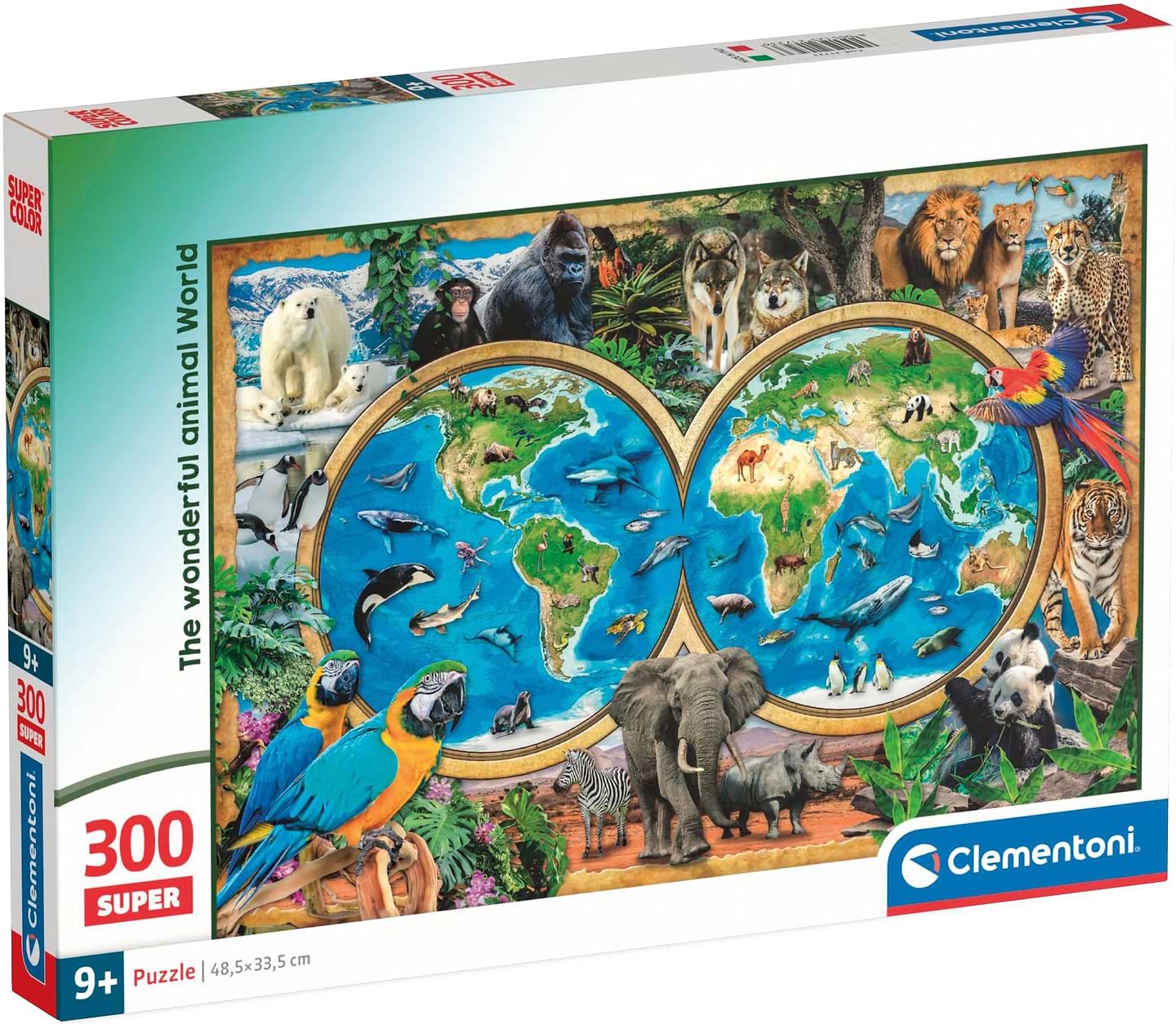 Пазли (8 +) Clementoni Світ Тварин 300 ел. (21723)
