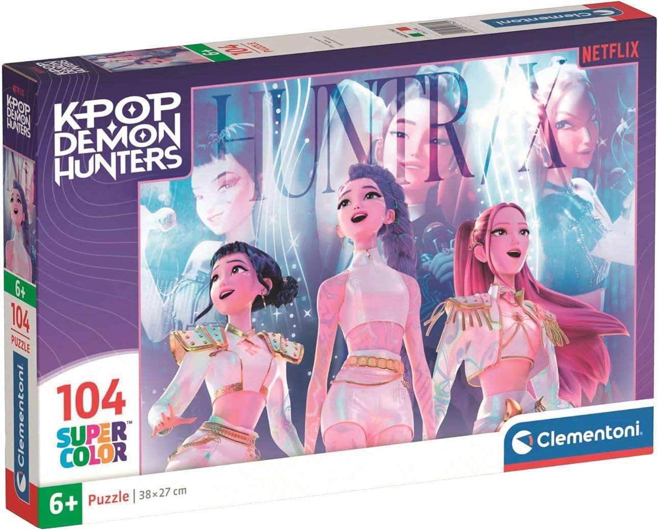 Пазли (8 +) Clementoni Дівчата з  К-Pop:Мисливці на демонів 104 ел. (21762)
